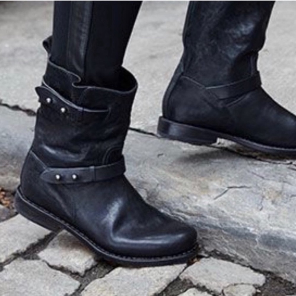 🥳HP🥳 NEW Rag & Bone GORGEOUS Italian Leather Moto Boots, 7.5 - Picture 2 of 10